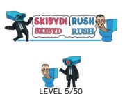 Гра Skibydi Rush  онлайн