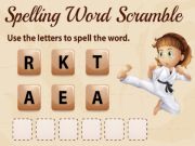 Гра Орфографічний слів scramble  онлайн