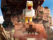 Гра Курка з лави Minecraft  онлайн