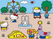 Гра Hallo Kitty: Створення сцени онлайн