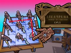 Steampunk Merge To Battle — безкоштовна онлайн гра