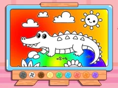 Coloring Book: Crocodile — безкоштовна онлайн гра