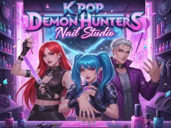 K Pop Demon Hunters Nail Studio — безкоштовна онлайн гра