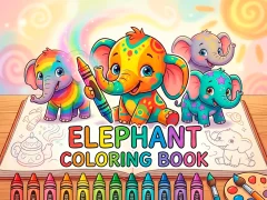 Elephant Coloring Book — безкоштовна онлайн гра