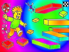 Coloring Book: Roblox Obby Runner — безкоштовна онлайн гра