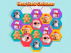 Hexa Stack Christmas — безкоштовна онлайн гра