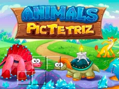 Animals Pic Tetriz — безкоштовна онлайн гра