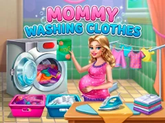 Mommy washing clothes — безкоштовна онлайн гра