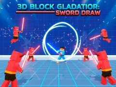 3D Block Gladiator: Sword Draw — безкоштовна онлайн гра