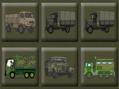 Army Trucks Memory — безкоштовна онлайн гра
