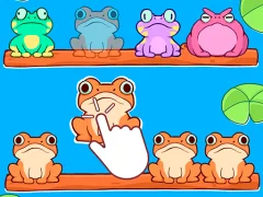 Sorting frogs — безкоштовна онлайн гра