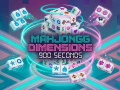 Mahjongg Dimensions 900 seconds — безкоштовна онлайн гра