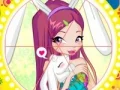 Winx bunny style: Round Puzzle — безкоштовна онлайн гра