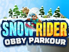 Snow Rider Obby Parkour — безкоштовна онлайн гра