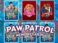 Paw Patrol Memory Cards — безкоштовна онлайн гра