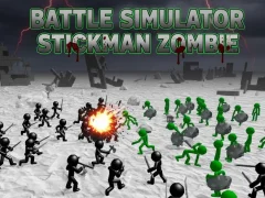 Battle Simulator Stickman Zombie — безкоштовна онлайн гра