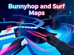 Bunnyhop and Surf Maps — безкоштовна онлайн гра