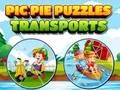 Pic Pie Puzzles Transports — безкоштовна онлайн гра