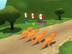 Dinosaur Shifting Run — безкоштовна онлайн гра