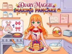 Diary Maggie Making Pancake — безкоштовна онлайн гра