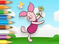 Coloring Book: Piglet Holds Toy Windmill — безкоштовна онлайн гра