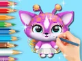 Coloring Book: Cute Fluvsies — безкоштовна онлайн гра