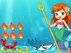 Princess vs Shark — безкоштовна онлайн гра