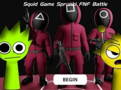 Squid Game Sprunki Fnf Battle — безкоштовна онлайн гра
