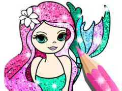 Coloring Book: Little Mermaid — безкоштовна онлайн гра