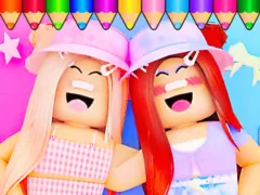 Coloring Book: Roblox Bestie — безкоштовна онлайн гра