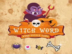 Witch Word Halloween Puzzel Game — безкоштовна онлайн гра