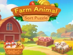 Farm Animal Sort Puzzle — безкоштовна онлайн гра