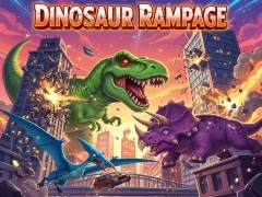 Dinosaur Rampage — безкоштовна онлайн гра