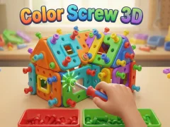 Color Screw 3D — безкоштовна онлайн гра