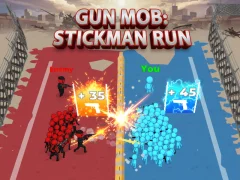 Gun Mob: Stickman Run — безкоштовна онлайн гра