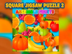 Square jigsaw Puzzle 2 - Assemble Fruits — безкоштовна онлайн гра