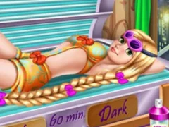 Goldie Princess Tanning — безкоштовна онлайн гра