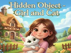Hidden Object - Girl and Cat — безкоштовна онлайн гра