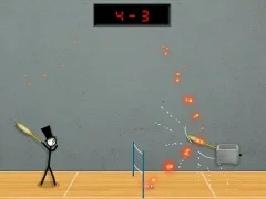 Stick Figure Badminton 3 — безкоштовна онлайн гра