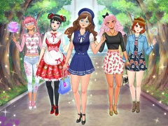 High School Anime Dress Up — безкоштовна онлайн гра