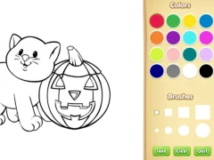 Halloween Coloring Book — безкоштовна онлайн гра