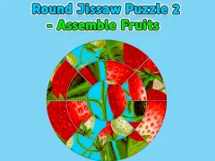 Round jigsaw Puzzle 2 - Assemble Fruits — безкоштовна онлайн гра