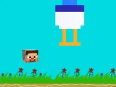 Chicken Jockey Flappy Minecraft — безкоштовна онлайн гра