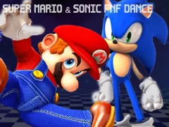 Super Mario & Sonic FNF Dance — безкоштовна онлайн гра