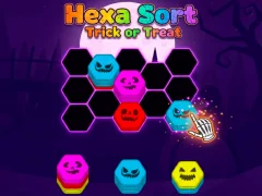 Hexa Sort Trick or Treat — безкоштовна онлайн гра