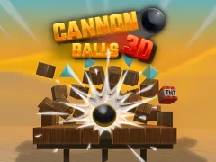 Cannon Balls 3D — безкоштовна онлайн гра