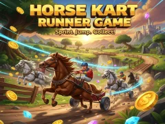 Horse Kart Runner Game — безкоштовна онлайн гра