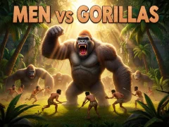 Men Vs Gorillas — безкоштовна онлайн гра