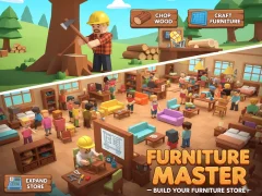 Furniture Master – Build Your Furniture Stor — безкоштовна онлайн гра