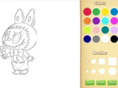 Chibi Labubu Coloring Book for Kids — безкоштовна онлайн гра